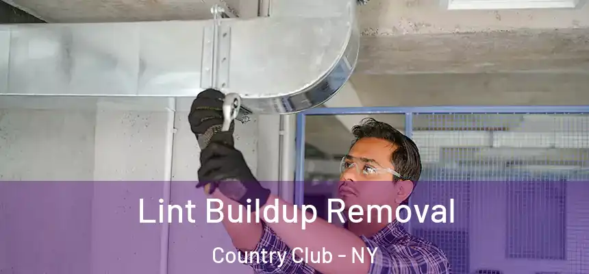 Lint Buildup Removal Country Club - NY