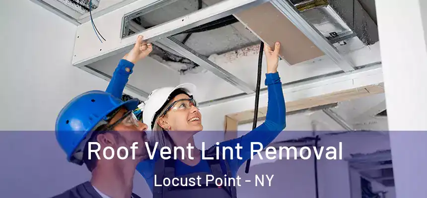 Roof Vent Lint Removal Locust Point - NY